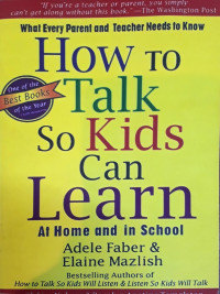 Image of HOW TO TALK SO KIDS